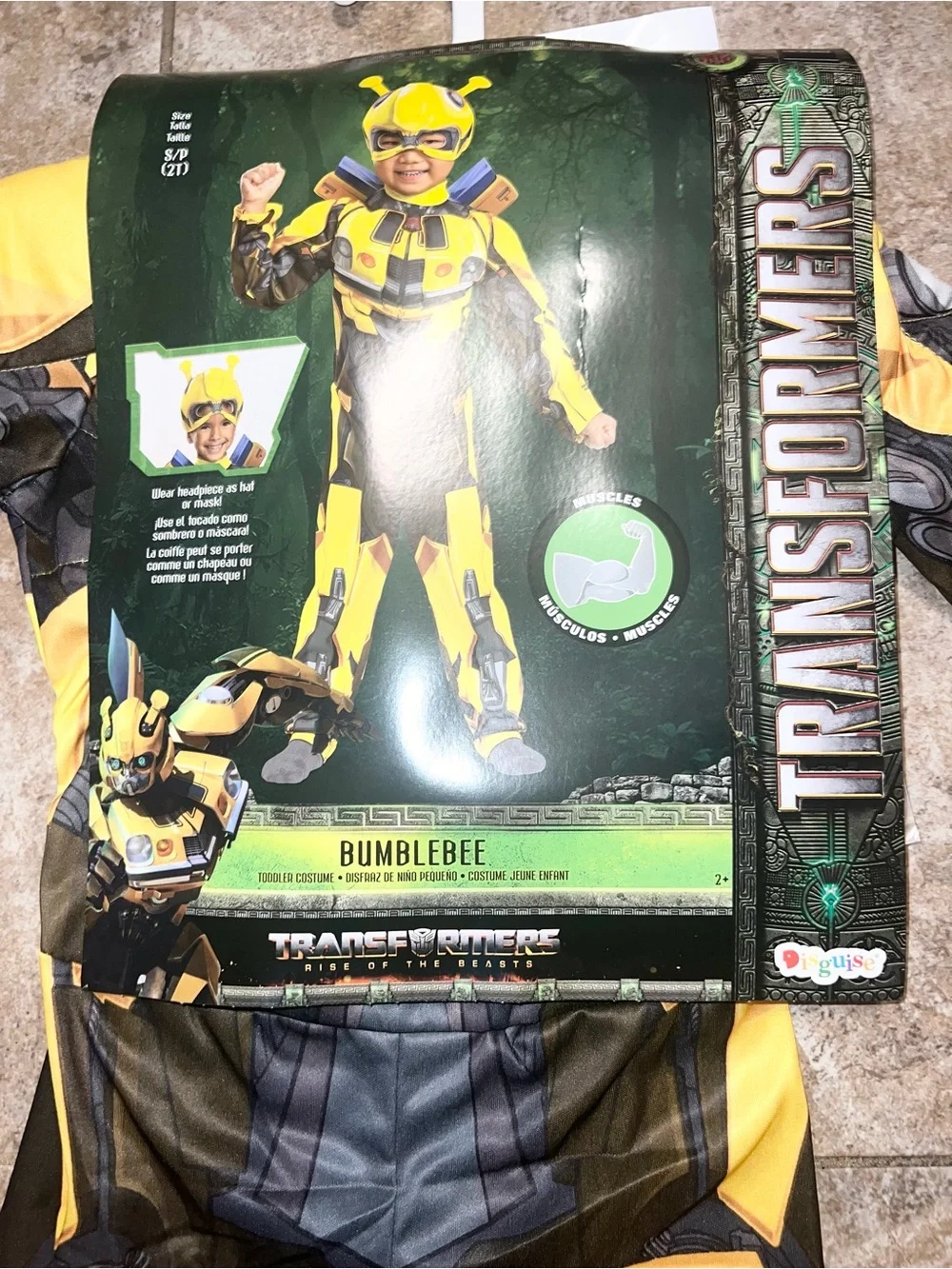 Hasbro Bumblebee Transformers Halloween Costume 2T